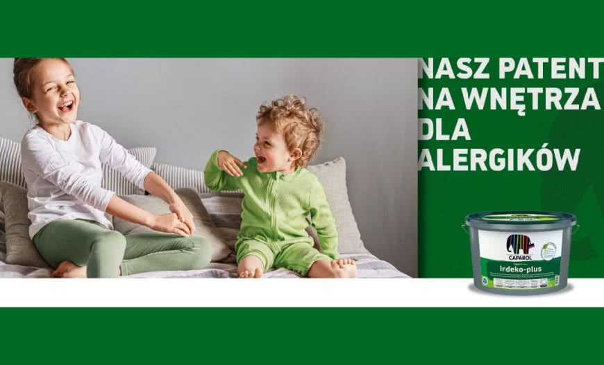 Caparol Indeko-plus – farba idealna dla alergików