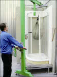 Aquaform - badanie stabilności kabiny prysznicowej
